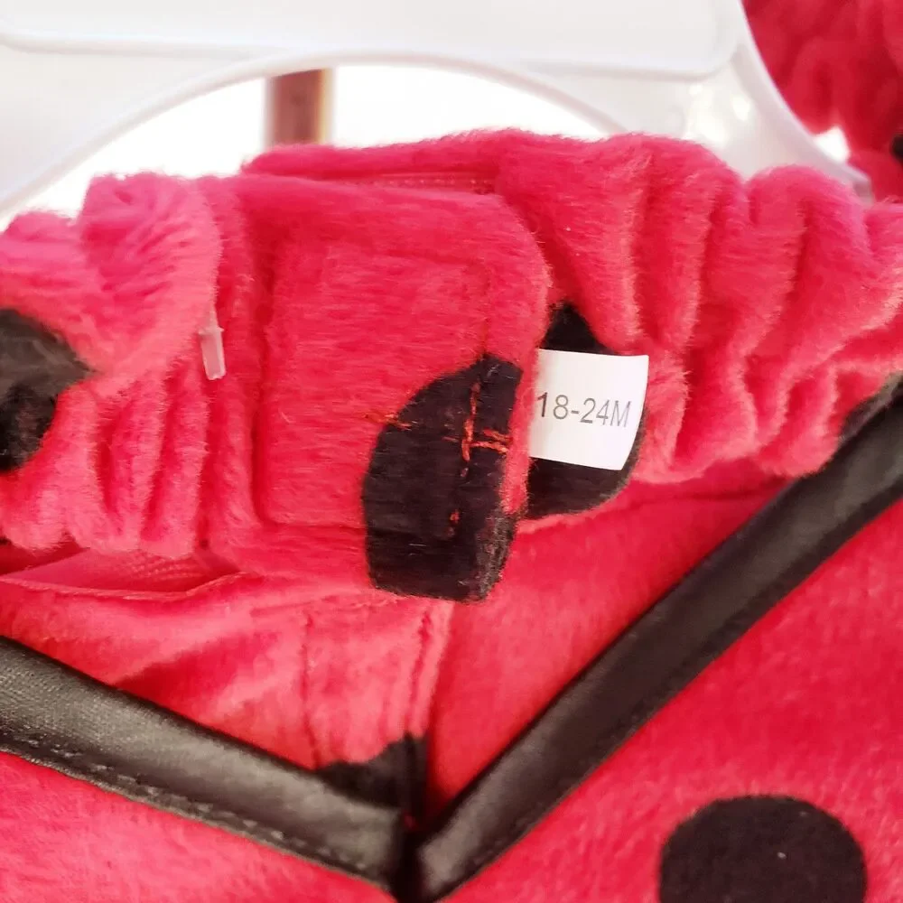 Koala Kids Lady Bug Infant Baby Halloween Costume Dress Headband 18-24 Months